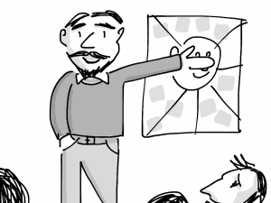 Ben facilitates his first workshop