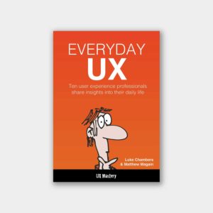 Orange cover image for Everyday UX ebook