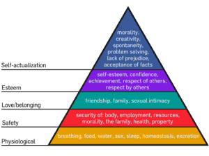 Maslow's hierarchy of needs