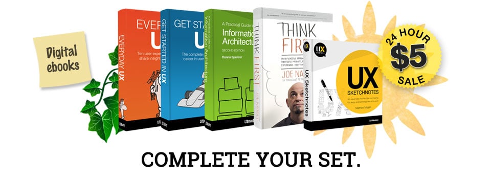 Complete your set of UX Mastery ebooks